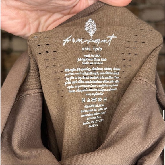 Free People God Karma High-neck onsie sz XS/S color wild mustang - Picture 7 of 7